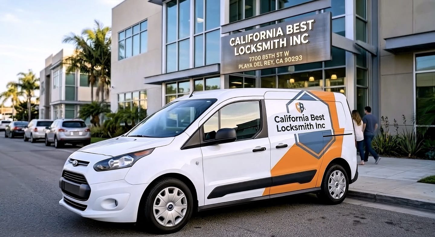 California Best Locksmith Inc service van in Inglewood CA